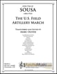 The US Field Artillery March Concert Band sheet music cover